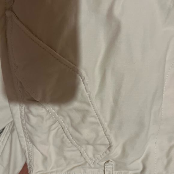 rag & bone field cotton cargo jogger in cream size 28 relaxed fit high waisted - Picture 7 of 11